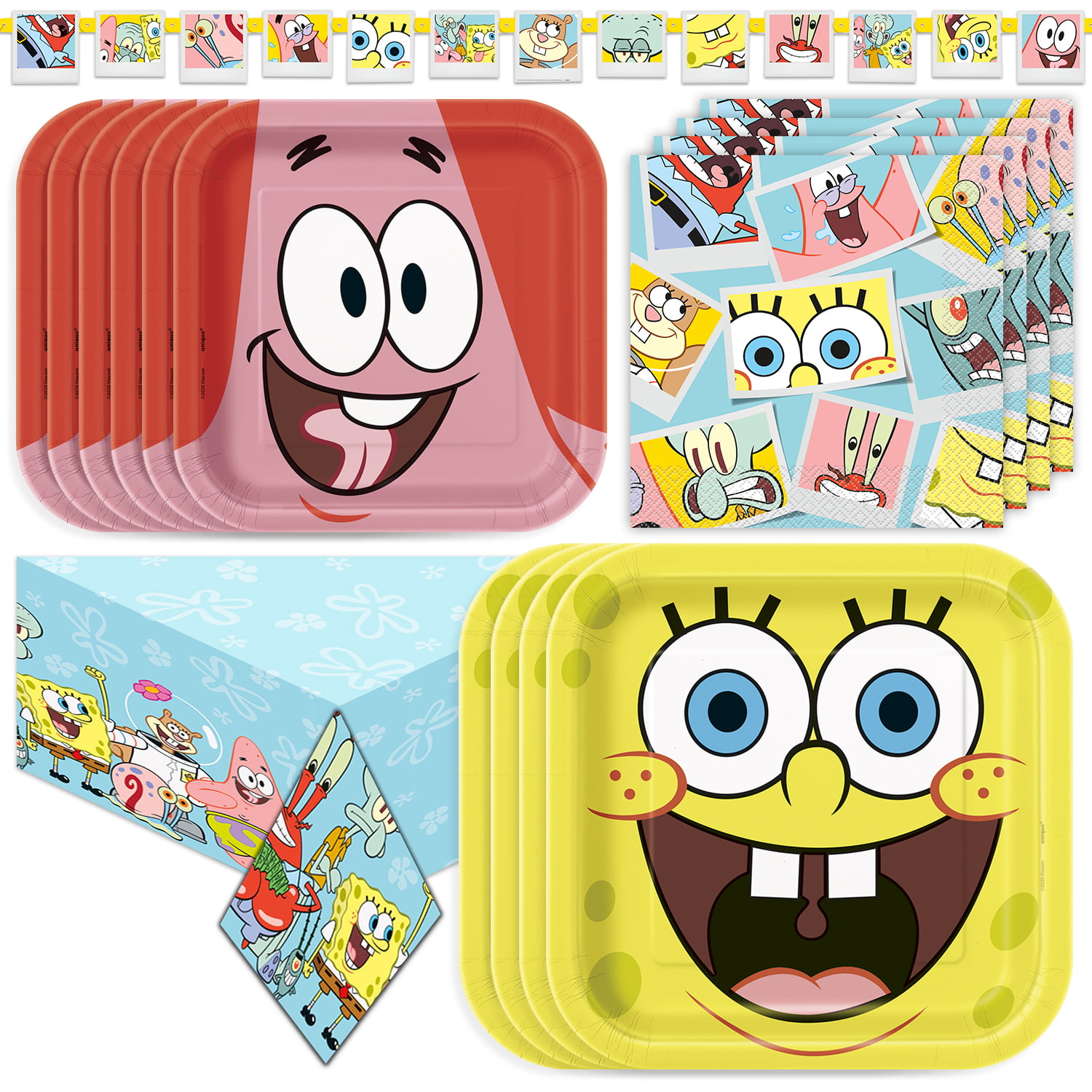 16 Count SpongeBob Buddies Luncheon Napkins 