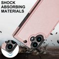 thumbnail image 2 of Dteck Flip Leather Wallet Case for iPhone 16 Plus 5G, Crossbody Wallet Phone Case with Credit Card Holder Strap Lanyard, Women Girl Purse Kickstand, Pink, 2 of 8