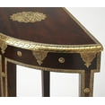 thumbnail image 5 of Butler Specialty Artifacts Demilune Console Wood Table In Dark Brown, 5 of 5