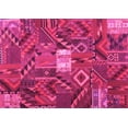 thumbnail image 1 of Ahgly Company Indoor Rectangle Patchwork Pink Transitional Area Rugs, 2' x 3', 1 of 4