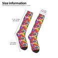 thumbnail image 2 of Naloa Colorful Bananas Knee Socks, High Socks Long Stretchy Sock Women Knee High Stocking, Long Socks for Women, 2 of 6