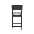 thumbnail image 6 of Linon Jordan Wood 25.5" Counter Stool in Dark Charcoal Gray, 6 of 13