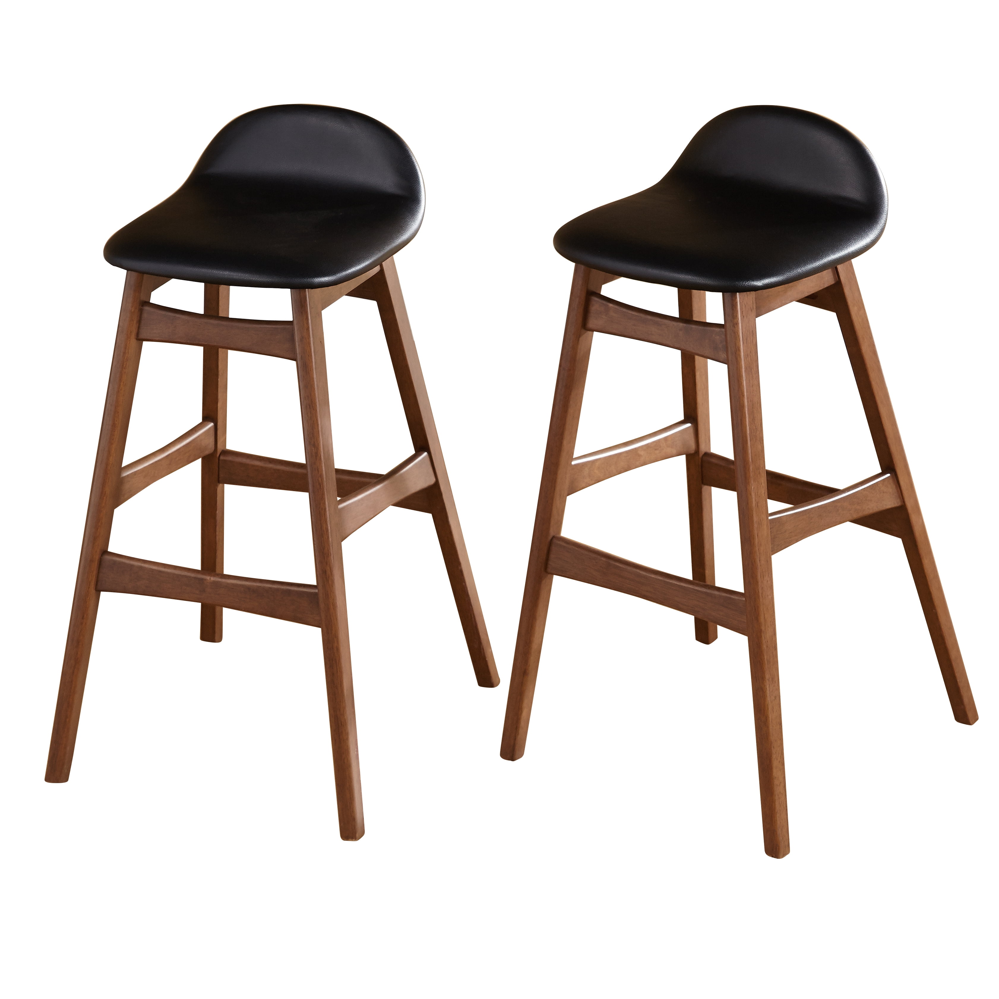 3pc Ferris Mid-Century Pub Set, Black