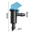thumbnail image 5 of yaaqii 60Packs Or 300Packs Efficient Garden Irrigation: Drip Emitters for Water-Saving, 5 of 10
