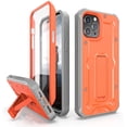 thumbnail image 1 of ArmadilloTek Vanguard Case Compatible with iPhone 12 Pro Max (6.7 inches) Military Grade Full-Body Rugged with Built-in Screen Protector and Kickstand - Orange, 1 of 5