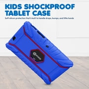 (3 pack) Contixo V8 Kids Tablets, Educational Tablets for Kids with Learning Apps and Kid-Proof Tablet Case, 7”, Dark Blue