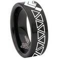 thumbnail image 6 of Triangle Tungsten Carbide Ring, 6 of 9