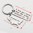 thumbnail image 3 of Gift Chain Lovers Key Map Keychains, 3 of 6
