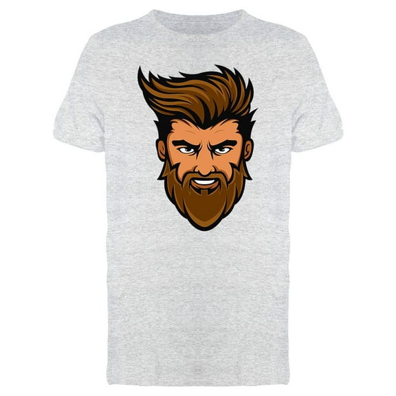 Man Beard Hairstyle  T-Shirt Men -Image by Shutterstock, Male Medium