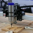 thumbnail image 6 of Uxcell 5 Pack CNC V Bit 20 Degree 1/8" Shank 0.2mm Tip Engraving V Bits Chamfer End Mill, 6 of 7