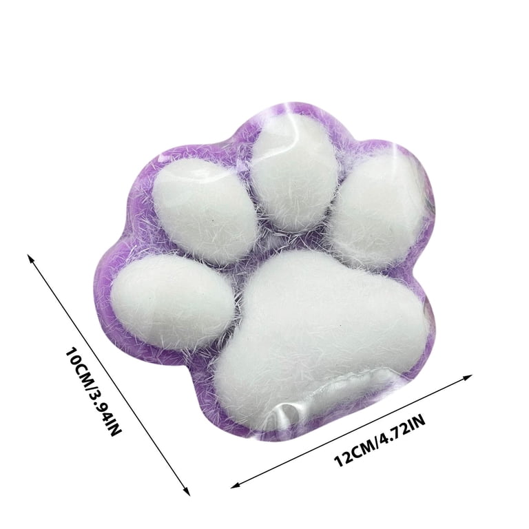 Jelly Blox 10 Squishies Chats Et Pattes – Jouets Anti-stress Mignons à Malaxer Pour Enfants Et Adultes