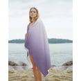 thumbnail image 2 of Purple Ombre Beach Towels Oversized Super Absorbent, White Gradient Modern Abstract Art Lightweight Bath Towel Quick Dry Sets For Bathroom/Pool/Rv Camping/Beach Play/Gym Room/Picnic 35"x70", 2 of 8