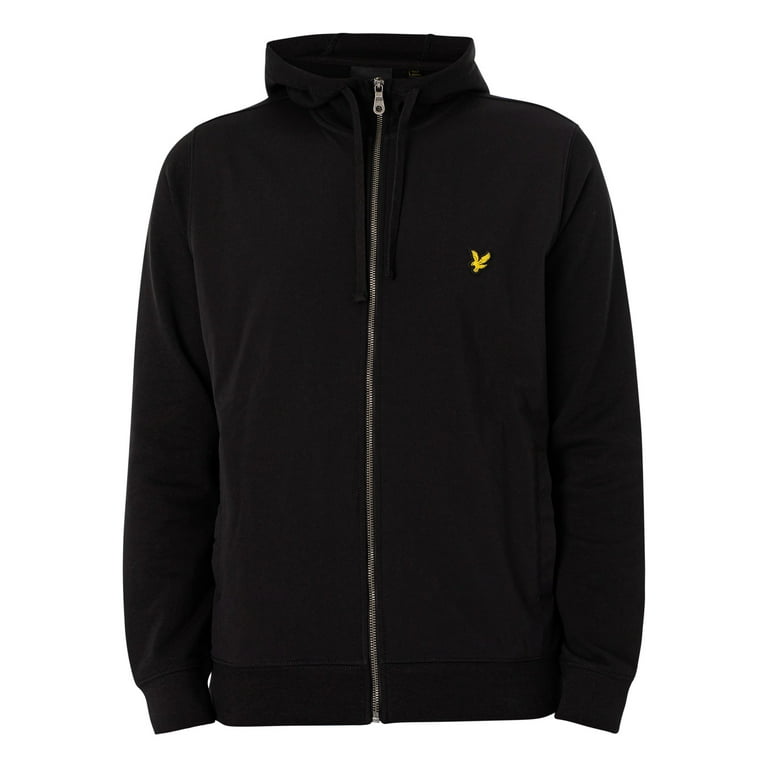 Lyle Scott Hybrid Zip Hoodie Black Walmart