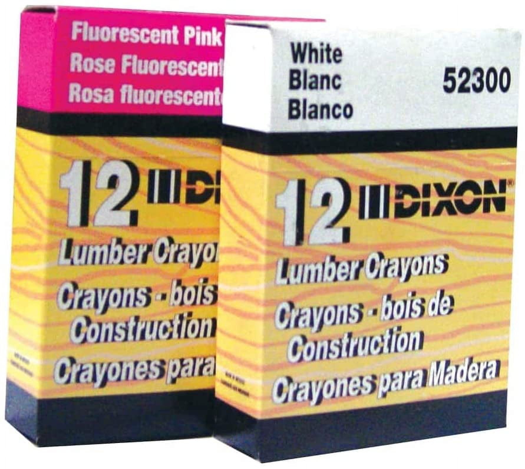 CRAYON - FLUORESCENT PINK - (12/PKG)