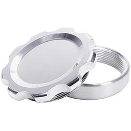 Filler Cap with Weld-In Aluminum Bung - Polished, Large