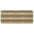 thumbnail image 1 of Egyptian Print Kitchen Mat, Colorful Abstract Borders Traditional Old Cairo Culture Indigenous Motifs, Plush Decorative Kitchen Mat with Non Slip Backing, 47" X 19", Multicolor, by Ambesonne, 1 of 1
