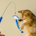 thumbnail image 3 of Visland Devilfish Teaser Cat Stick Long Pole Bite-Resistant with Bell Replacement Head Entertaining Cat Toy, 3 of 7