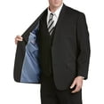 thumbnail image 3 of Gold Series by DXL Men's Big and Tall  Men's Big & Tall Perfect Fit Jacket-Relaxer Suit Jacket, Black, 48 Regular, 3 of 3