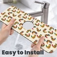 thumbnail image 6 of Sikiie Boho Chicken Splash Guard for Sink Faucet-1 PC Super Absorbent Fast Drying Mat Sink Gadgets-Splash Guard for Kitchen, Sink Mat, 6 of 7