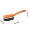 thumbnail image 3 of Shoe Brush,Hard Bristle Scrubber for Leather/Sneakers,Multi-Functional Cleaning Brush with Hanging Hole,Non-Scratch Durable Brush Head,Compact Handle Design for Shoes/Clothes,Stubborn Stain Remover, 3 of 6
