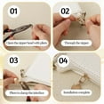 thumbnail image 4 of Tutuviw 5 Color Heart Shape Zipper Pull for Cloth Bag Backpack,Multifunctional Heart-shaped Metal Zipper Pulls Replacement Universal for Zipper Repair on Coats Luggage Suitcase, 4 of 8