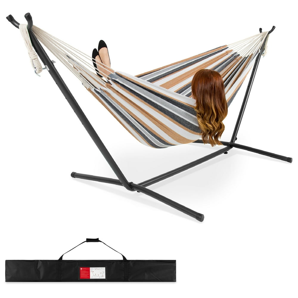 Best Choice Products 2Person BrazilianStyle Cotton Double Hammock Bed