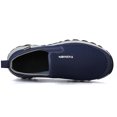 thumbnail image 3 of Men's Slip‑On Low Top Casual Walking Shoes, Fabric Upper Footwear with Curved Multi‑Tone Rugged Outsole for Daily Strolls and Light Travel Activities, 3 of 8