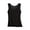 Black, variant on Minjewel Women's Thin Seamless Quick-Dry Stretch Breathable Sports Tank Top, Workout Tank Tops for Women Summer Active Wear,Crew Neck L