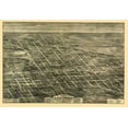 thumbnail image 2 of Hart 14x11 Black Ornate Wood Framed with Double Matting Museum Art Print Titled - Anniston Alabama - Hart 1903, 2 of 4