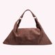 thumbnail image 3 of Bolso Ante Perezoso Retro Esmerilado Nuevo Axila Un Hombro para Otoño E Invierno (café), 3 of 9