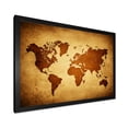thumbnail image 2 of Designart 'Ancient World Map VI' Vintage Framed Art Print, 2 of 4