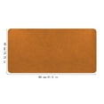 thumbnail image 3 of Aihimol Large Faux Leather Mouse Pad 31.5"x15.7" - Non-Slip Waterproof Desk Mat with Heat-Resistant Surface for Office, Gaming & Home Use (Brown), 3 of 6