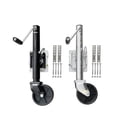 thumbnail image 2 of 6 Inch Solid Wheel Sidewind Round Swivel Trailer Jack With Bolt On Capacity 540KG Wheel Boat RV Parts Accessories ,Durable Material, 2 of 7