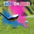 thumbnail image 3 of TFixol Gender Reveal Exploding Golf Balls - Perfect Surprise for Baby Announcement Parties, Non-Toxic Powder, Durable Plastic Shell, Includes Pink & Blue Balls with Tees, 3 of 6