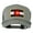 Grey Black, variant on Colorado Flag Embroidered Foam Mesh Cap - Cactus Black OSFM