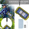 thumbnail image 3 of Funda Lunivop para iPhone 16, 6.1 pulgadas, resistente, de metal militar, color amarillo, 3 of 6