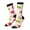 3 Black, variant on Hand Drawn Strawberry Print Adult Socks for Men & Women,Calf Socks, Ankle Socks,Boots Socks,Breathable Casual Sock,Unisex Crew Socks