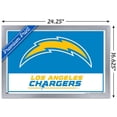 thumbnail image 3 of NFL Los Angeles Chargers - Logo 21 Wall Poster, 14.725" x 22.375", Framed, 3 of 3