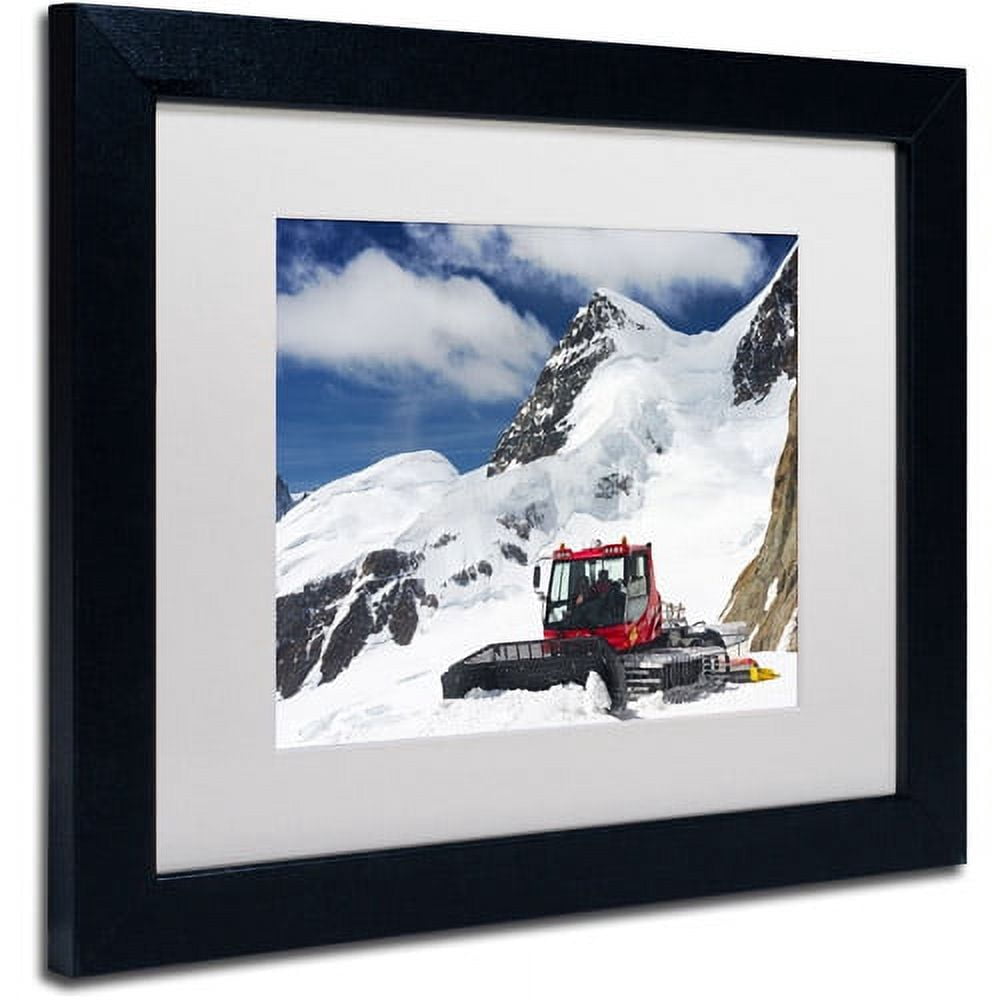 Trademark Fine Art "Top of Switzerland" Canvas Art by Philippe Sainte-Laudy, White Matte, Black Frame