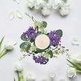 thumbnail image 4 of Neoyler Hydrangea Candle Garland Decoration Artificial Floral Wreath for Parties Weddings Home Decor Suit Candle Holders Table Accents Suit Gift Idea Plastic Material, 4 of 6
