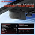 thumbnail image 2 of A-Premium Driver Left Side Sun Visor Compatible with Mazda CX-9 CX9 2010 2011 2012 2013 2014 2015 - with Vanity Light with Vanity Mirror with Sliding Sun Visor Extension Gray - Replaces TDY1?69?320, 2 of 6