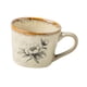thumbnail image 2 of Taza de café de cerámica de 385 ml, ligera, versátil, para uso doméstico y exclusivo. Flor gris, 2 of 9