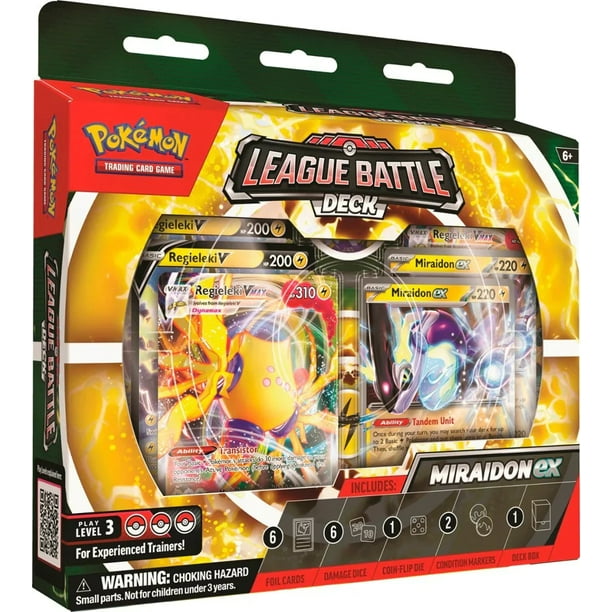 Pokémon TCG Scarlet & Violet: Paradox Rift - Miraidon ex League Battle Deck en Ingles