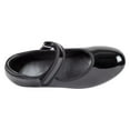 thumbnail image 5 of Dynadans Velcro Easy Strap Patent Girls' Tap Shoes (Toddler/Little Kid/Big Kid), Black, 5 of 8