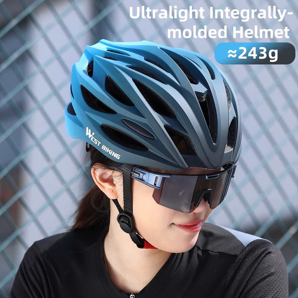 Gradient Color Helmet Gradient Color Breathable Cycle Helmet Integrated Safety Cap for Bike Cycling