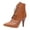 Brown, variant on Women's Ankle Boots & Booties Fashion Closed Toe Block Heel Fall Winter Boots