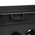 thumbnail image 6 of Sterilite File Crate, Versatile Plastic Bin, Letter or Legal-Sized File Storage, Black, 6 of 9
