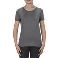thumbnail image 1 of Missy 4.3 oz., Ringspun Cotton T-Shirt - CHARCOAL HEATHER - S, 1 of 3