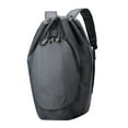 thumbnail image 1 of koolsoo Drawstring Backpack Fitness Drawstring Gym Bag for Shopping Badminton Tennis Grey, 1 of 9