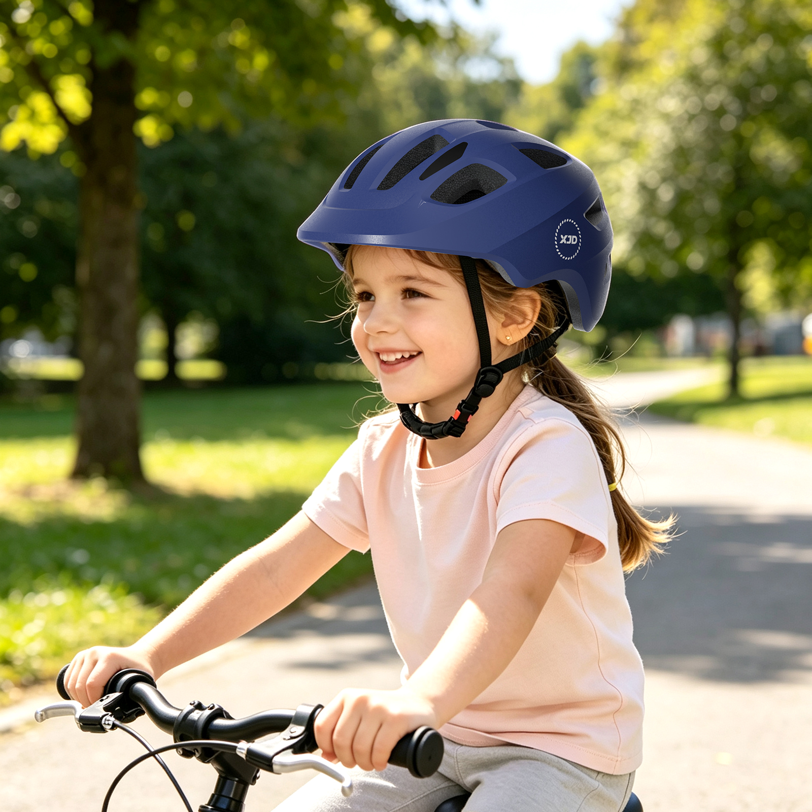 XJD Kids Bike Helmet, Ages 1-8, Adjustable, Blue photo 7